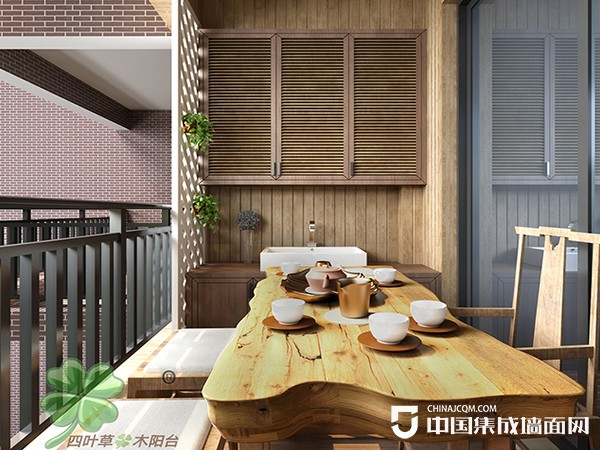 靚宅木陽臺定制加盟